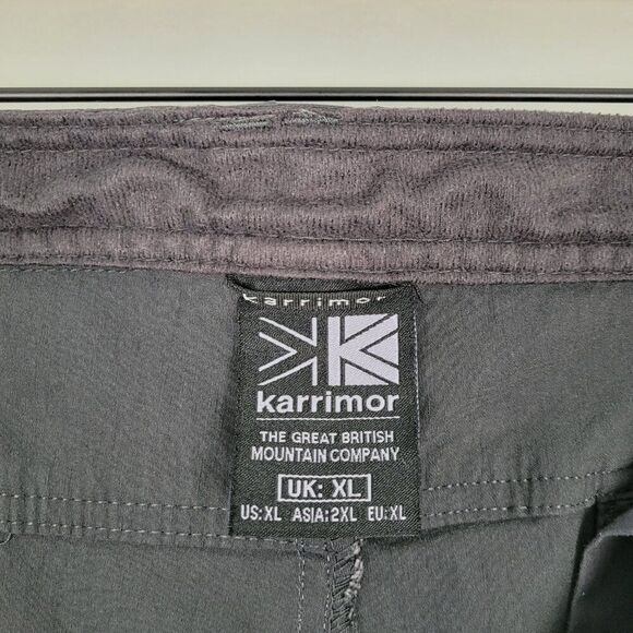 Karrimor Men's Pants 36x29 Elastic Waist Stretch Cargo Outdoor Camp Gray Size XL - Picture 15 of 15